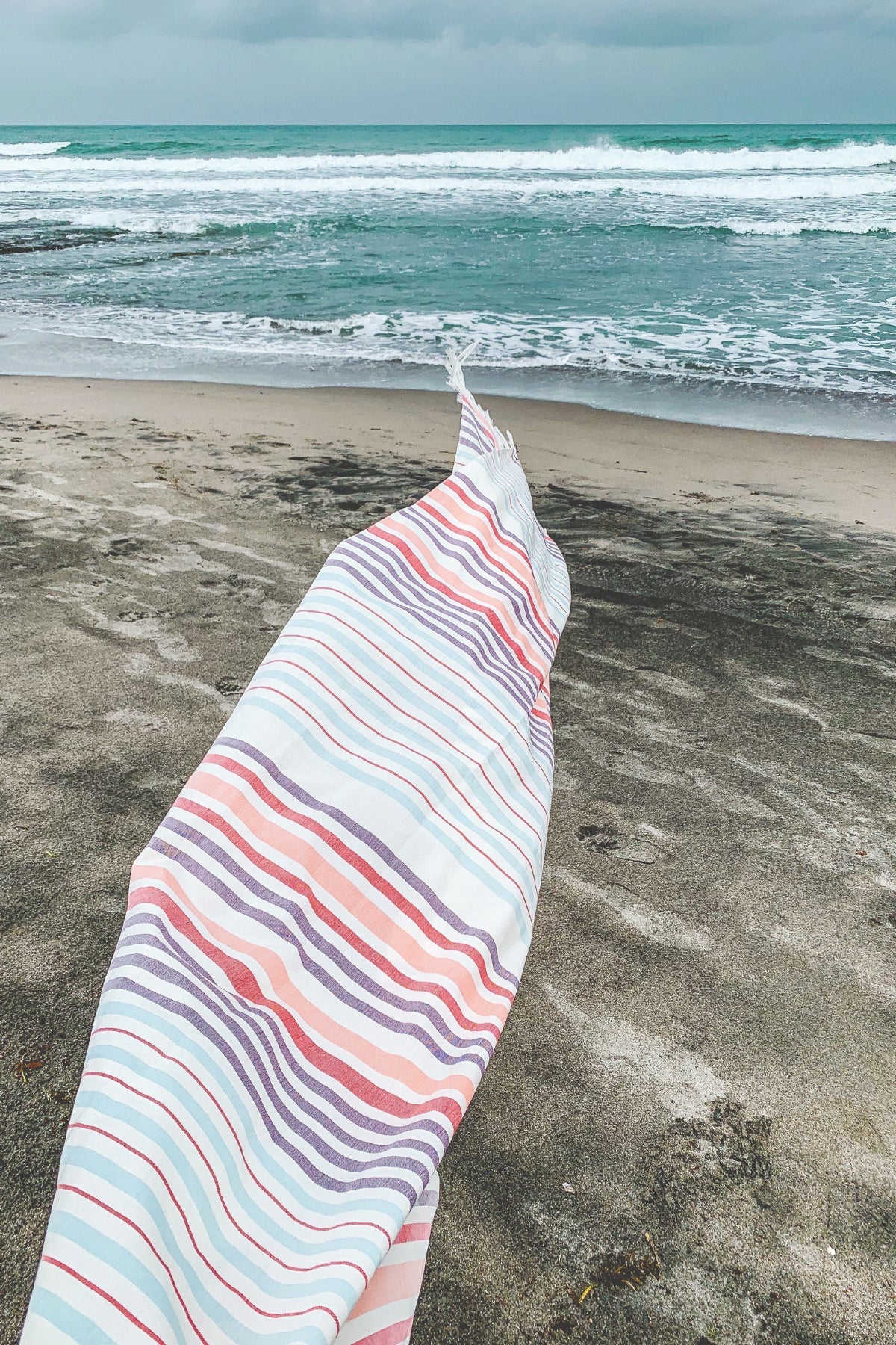 Pastel Skies Throw Blanket - Woven Crafts