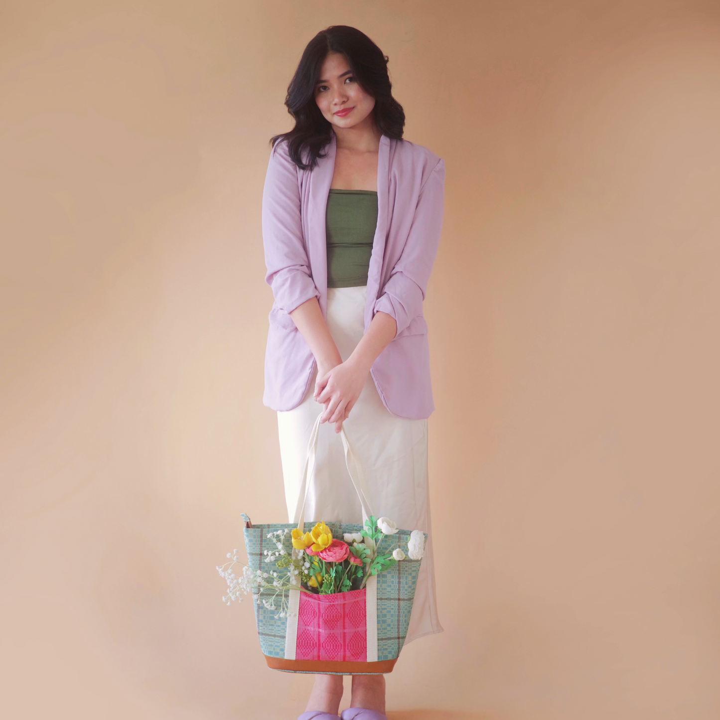 Malaya Carryall in Tan