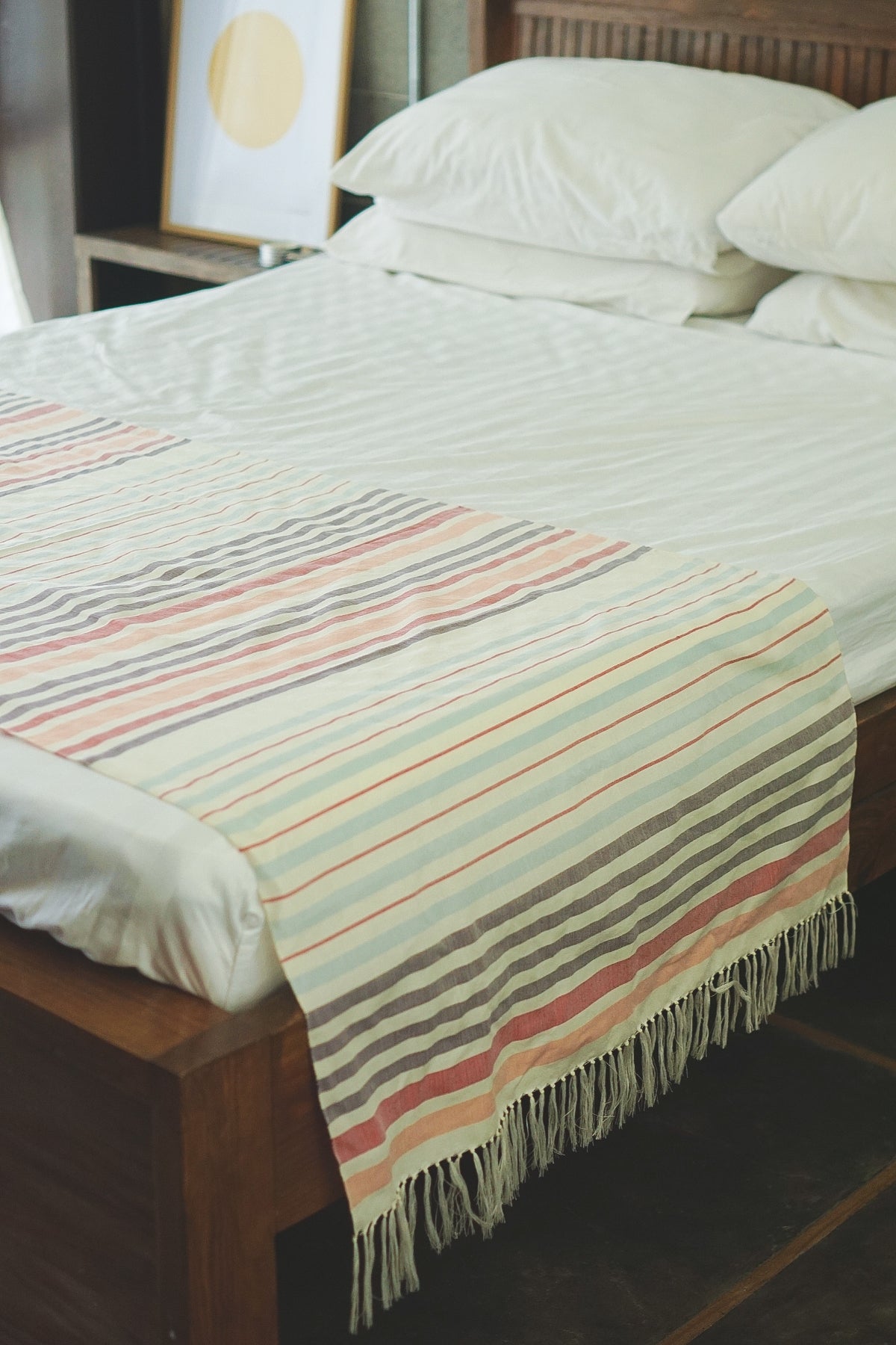 Pastel Skies Throw Blanket - Woven Crafts
