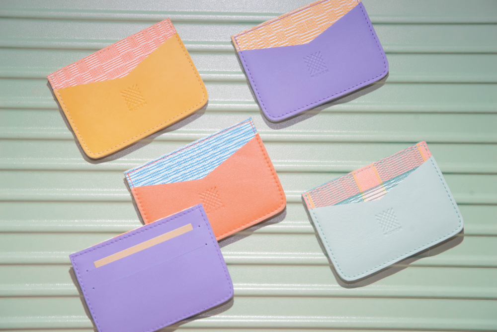Abra (Orange) Leather Card Holder