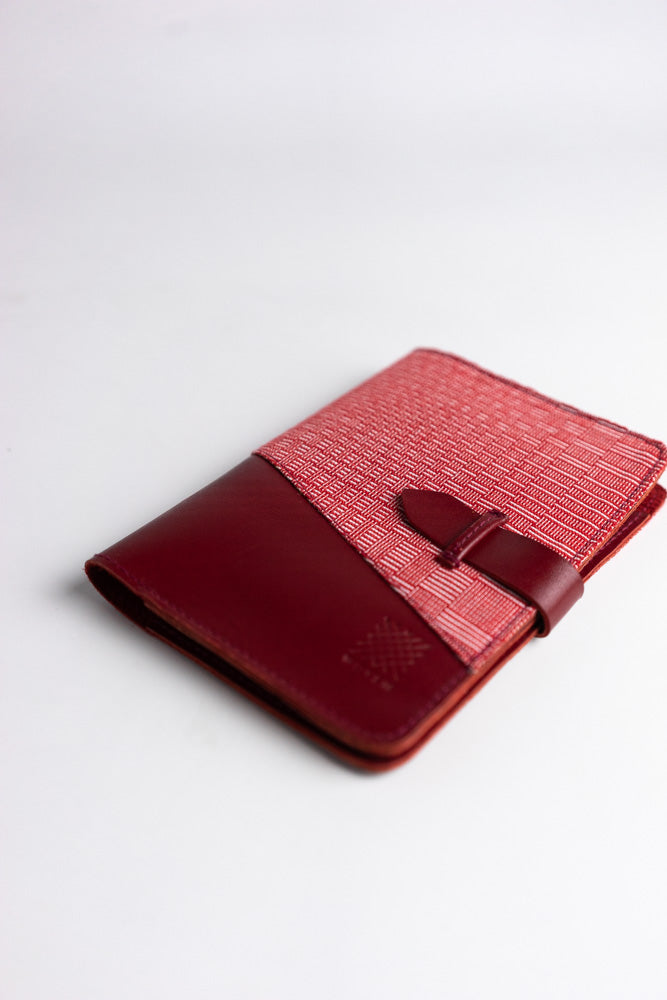 Lakbay Wallet (Burgundy Leather)
