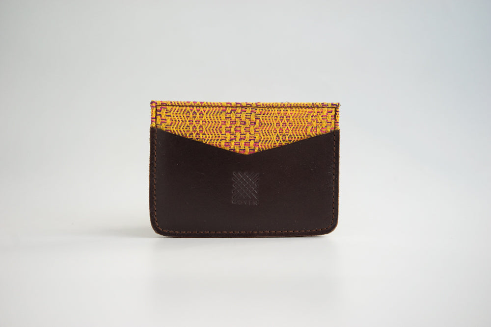 Benguet (Yellow) Leather Card Holder
