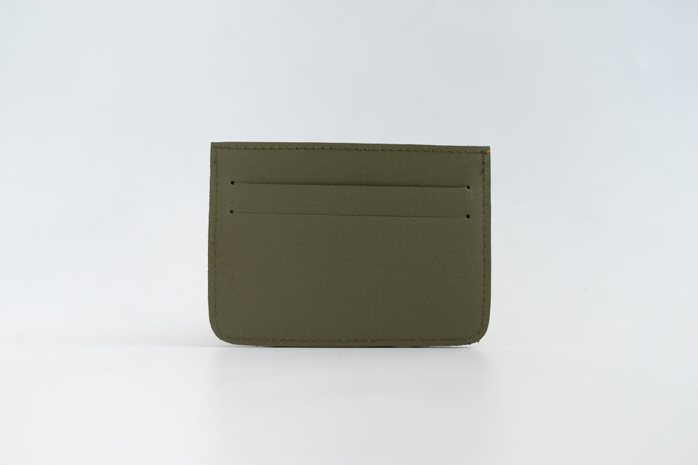 Benguet (Orange and Teal) Leather Card Holder