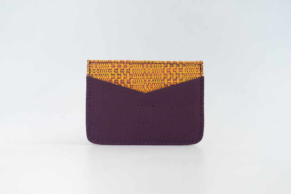 Benguet (Yellow) Leather Card Holder