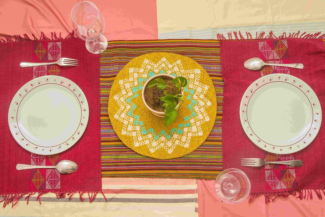 Natural Colorful Banig Placemat