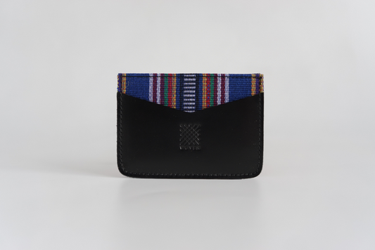Marawi (Blue) Leather Card Holder