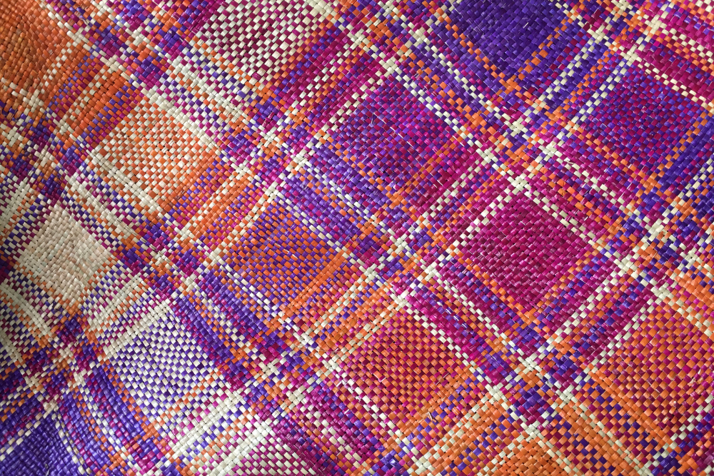 Sinamay (Purple) Rectangular Mat