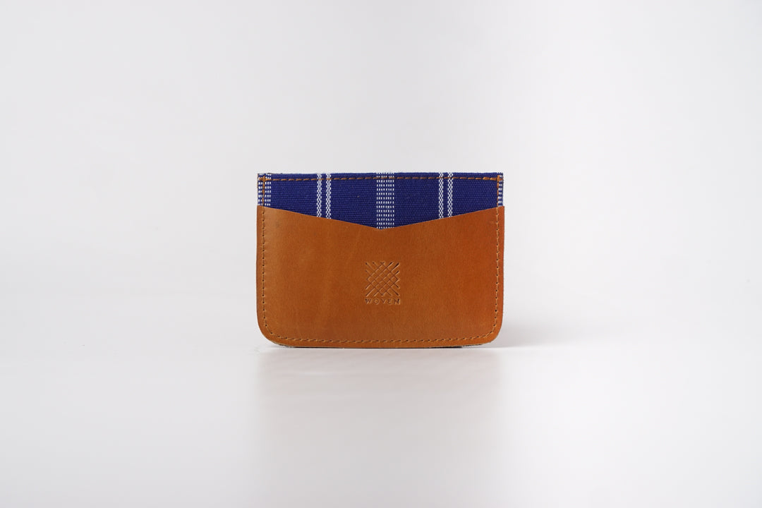 Banaue (Blue) Leather Card Holder
