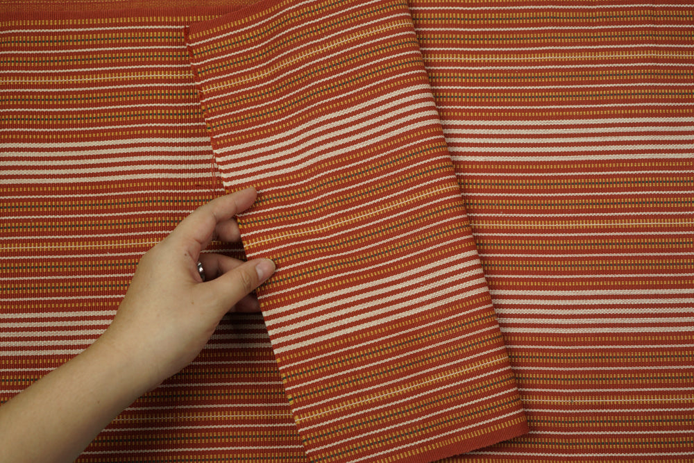 Terracotta Cotton Fabric - Woven Crafts