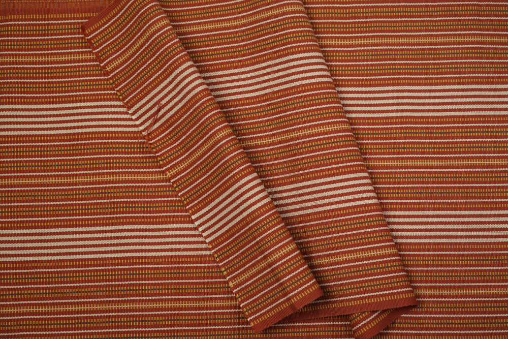 Terracotta Cotton Fabric - Woven Crafts