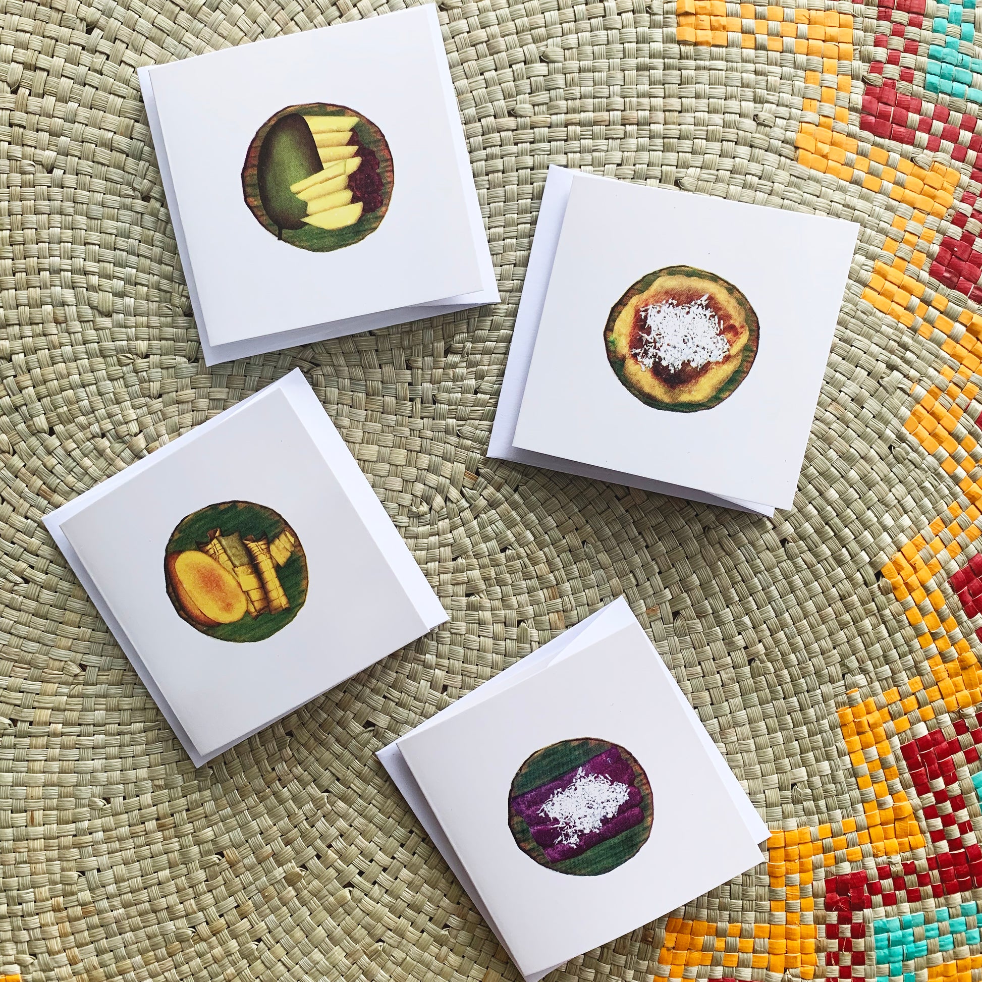 Kakanin Note Cards - Woven Crafts