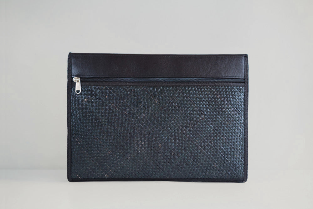 All Black Laptop Sleeve - Woven Crafts