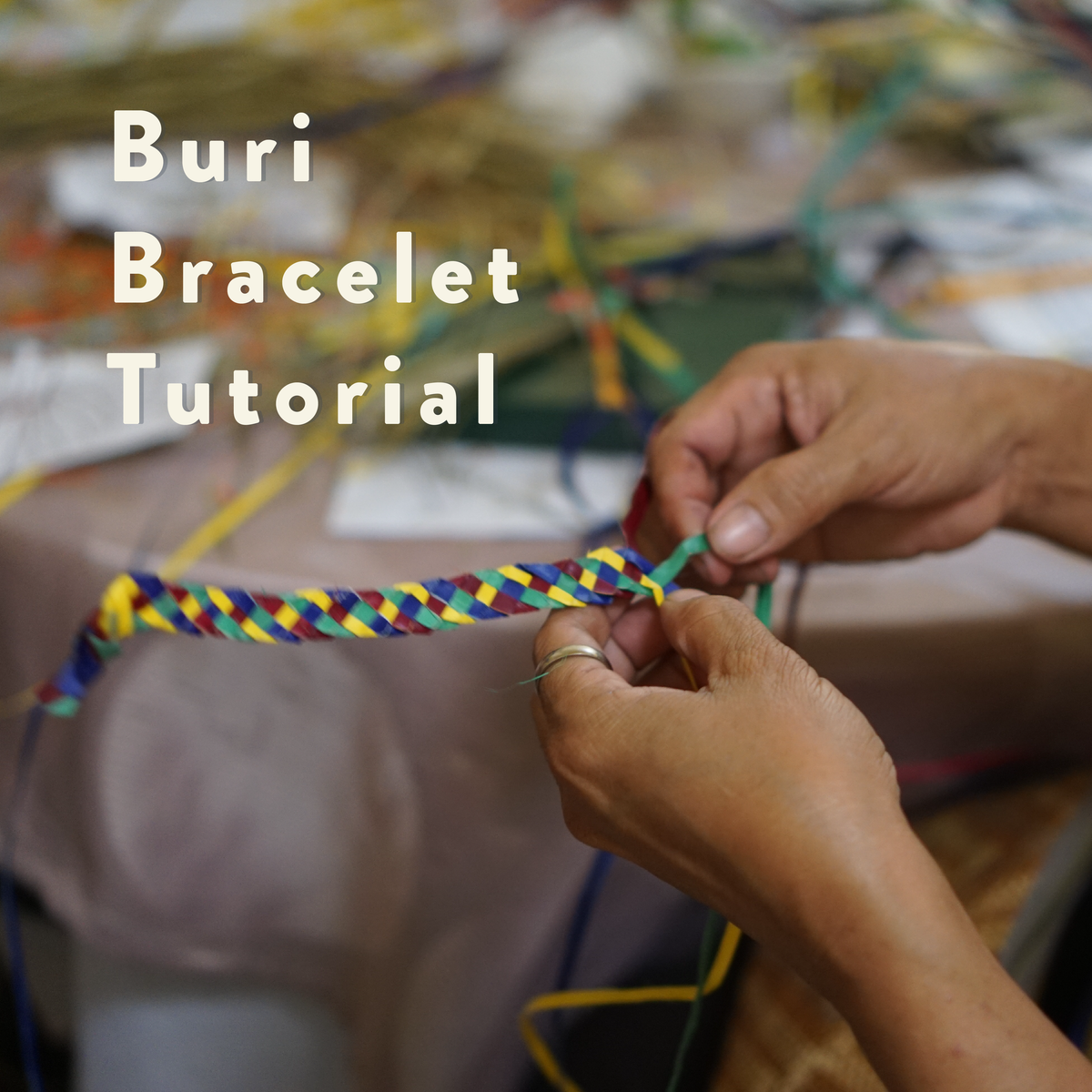 Woven From Home: How to Make Your Own Buri Bracelet – Woven.ph