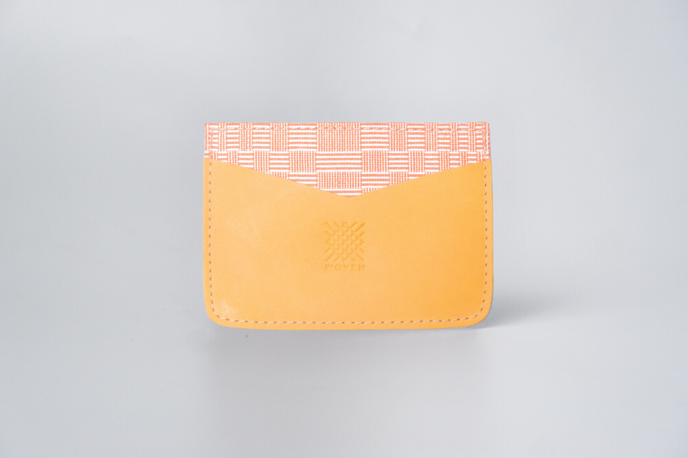 Abra (Orange) Leather Card Holder