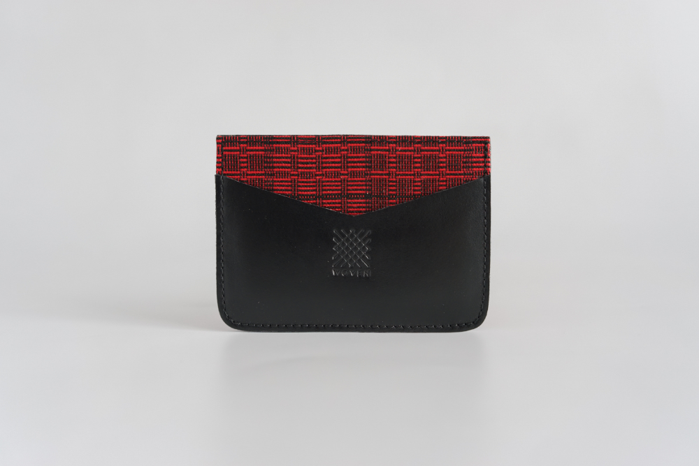 Abra (Red) Leather Card Holder