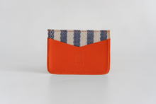 Load image into Gallery viewer, Benguet (White Blue) Leather Card Holder
