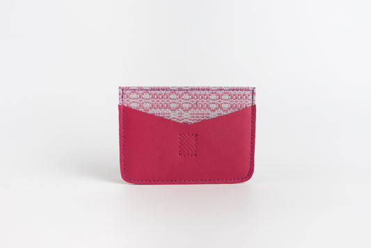Benguet (Cranberry) Leather Card Holder