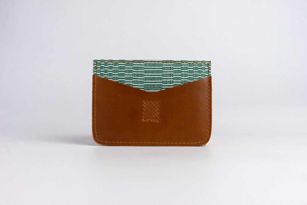 Abra (Matcha Latte) Leather Card Holder