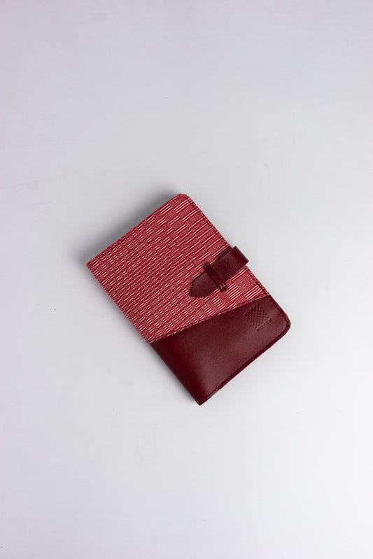 Lakbay Wallet (Burgundy Leather)