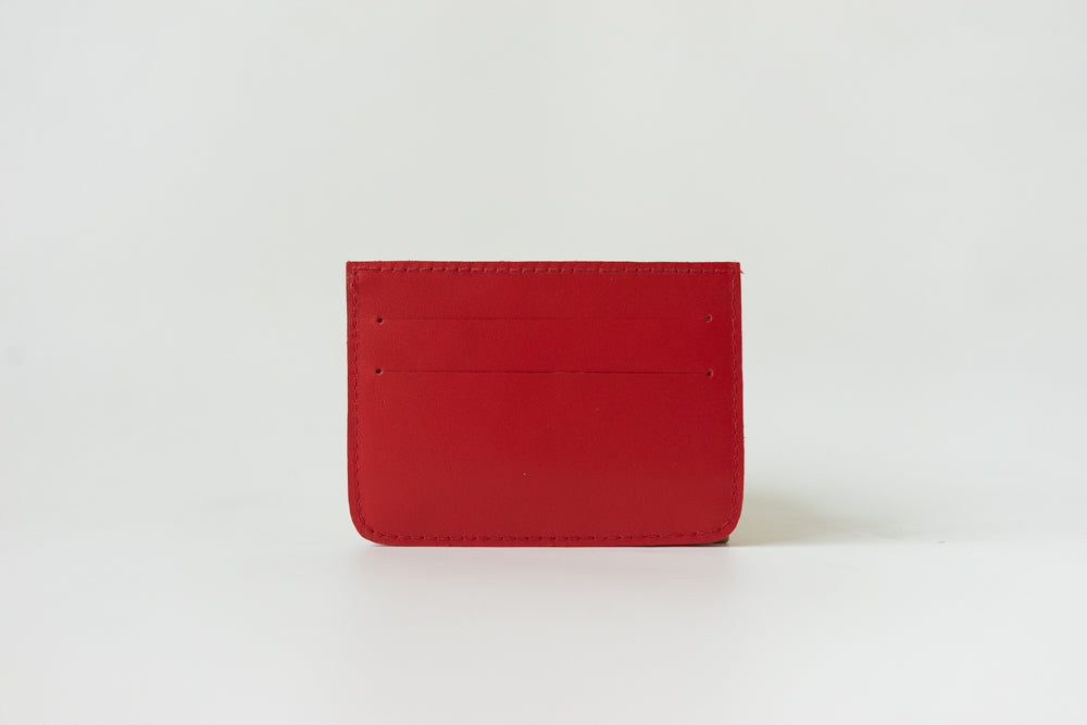 Cherry | Leather Card Holder
