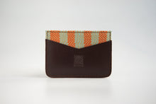 Load image into Gallery viewer, Benguet (Orange and Teal) Leather Card Holder
