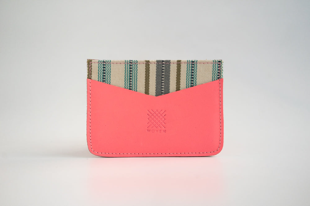 Kalinga (White) Leather Card Holder