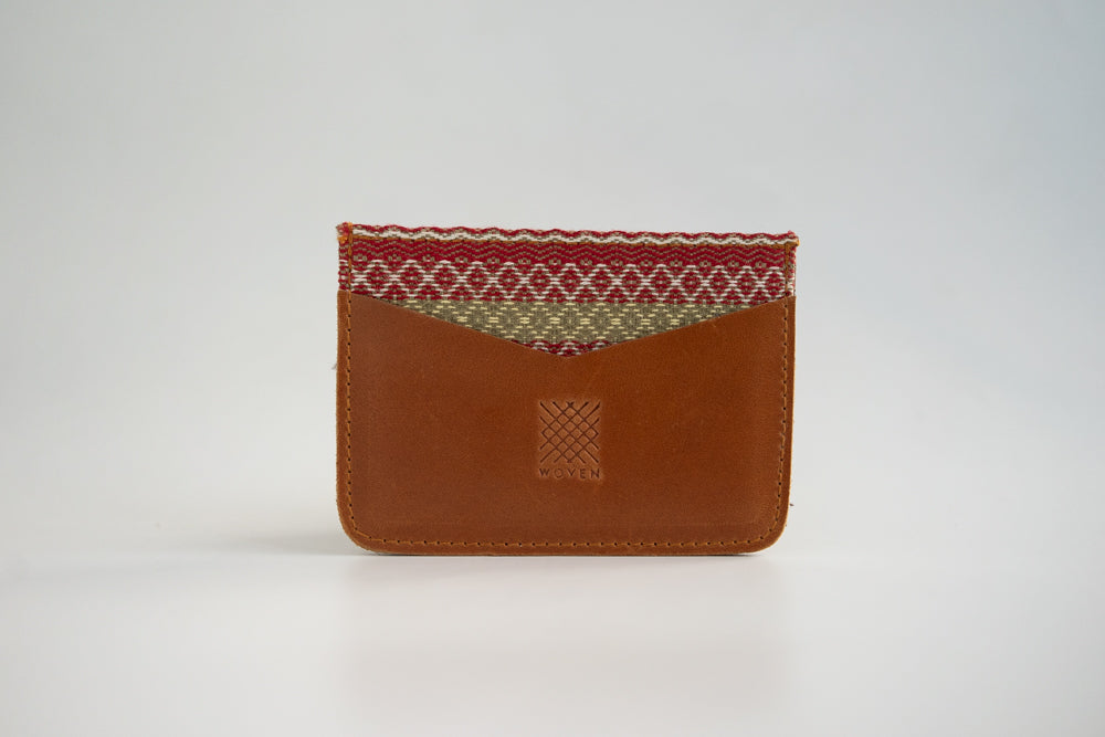 Kalinga (Olive) Leather Card Holder