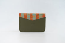 Load image into Gallery viewer, Benguet (Orange and Teal) Leather Card Holder
