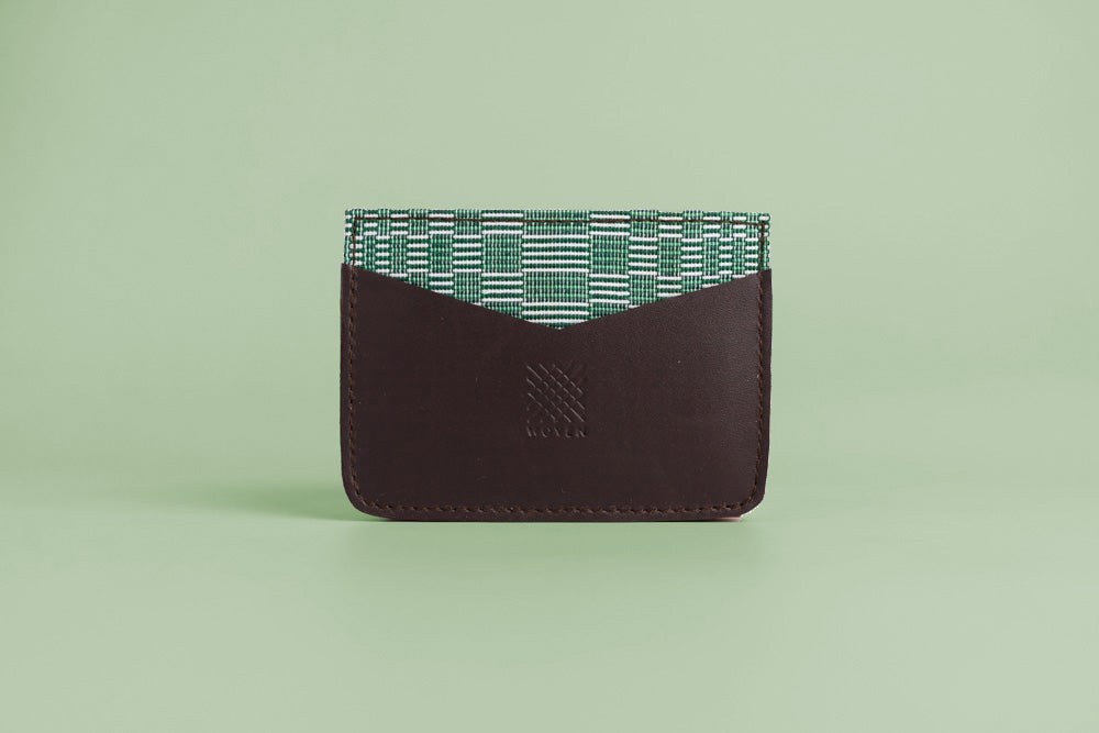 Abra (Matcha Latte) Leather Card Holder