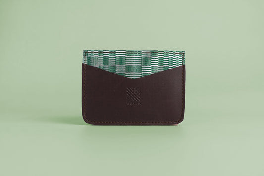Abra (Matcha Latte) Leather Card Holder