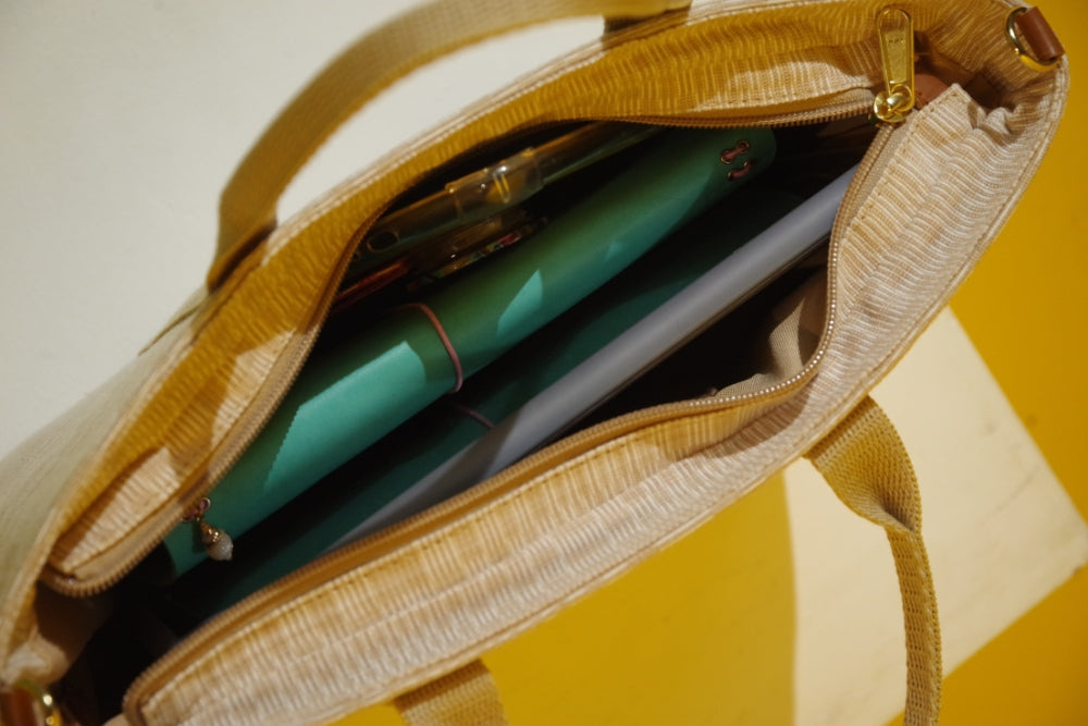 Malaya Mini in Abra Red & Orange Stripe