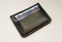 Load image into Gallery viewer, Yakan (Black) Leather Card Holder - Woven Crafts
