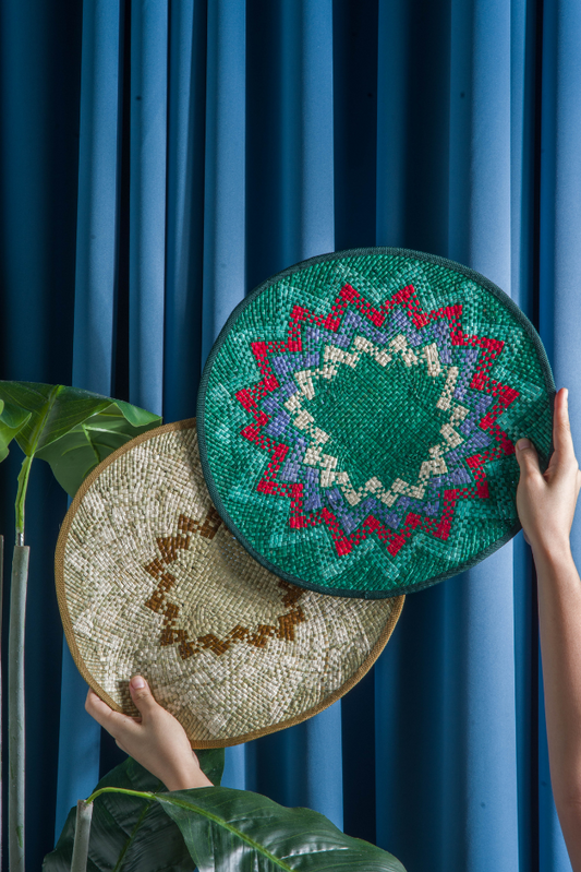 Forest Green Banig Placemat