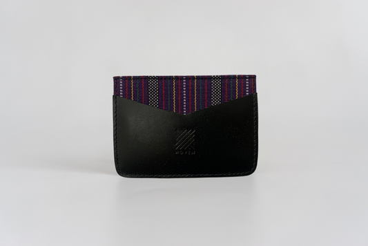 Kalinga (Purple) Leather Card Holder