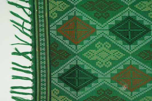 Forest Green Table Runner - Woven Crafts
