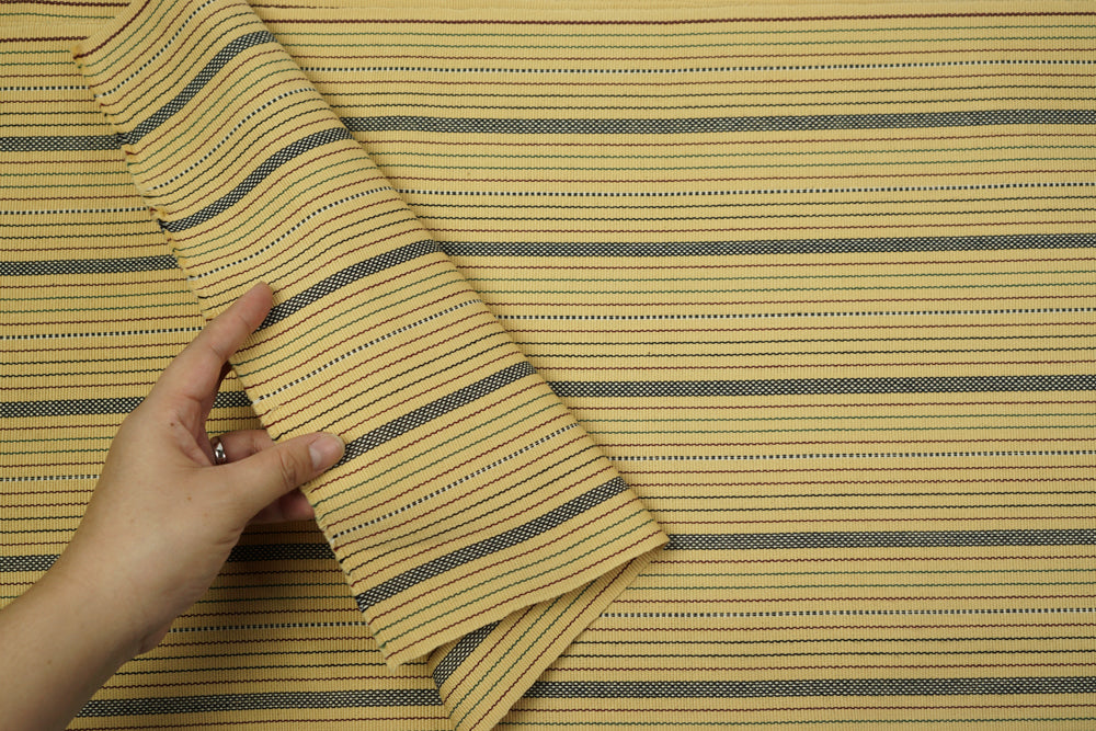 Pastel Yellow Cotton Fabric - Woven Crafts