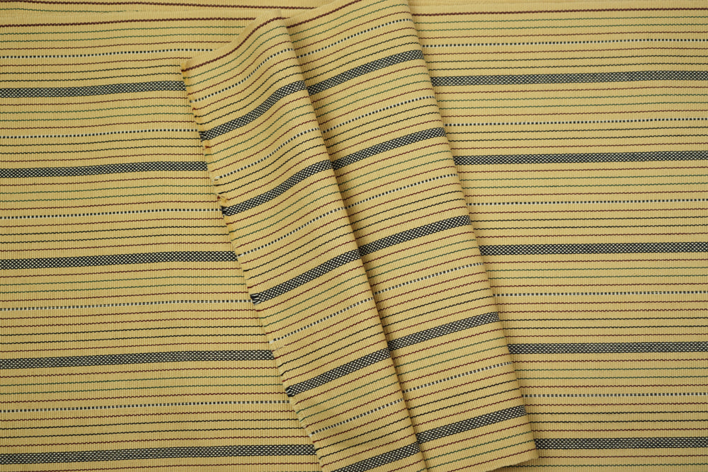 Pastel Yellow Cotton Fabric - Woven Crafts