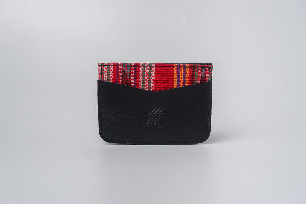 Marawi (Red) Leather Card Holder