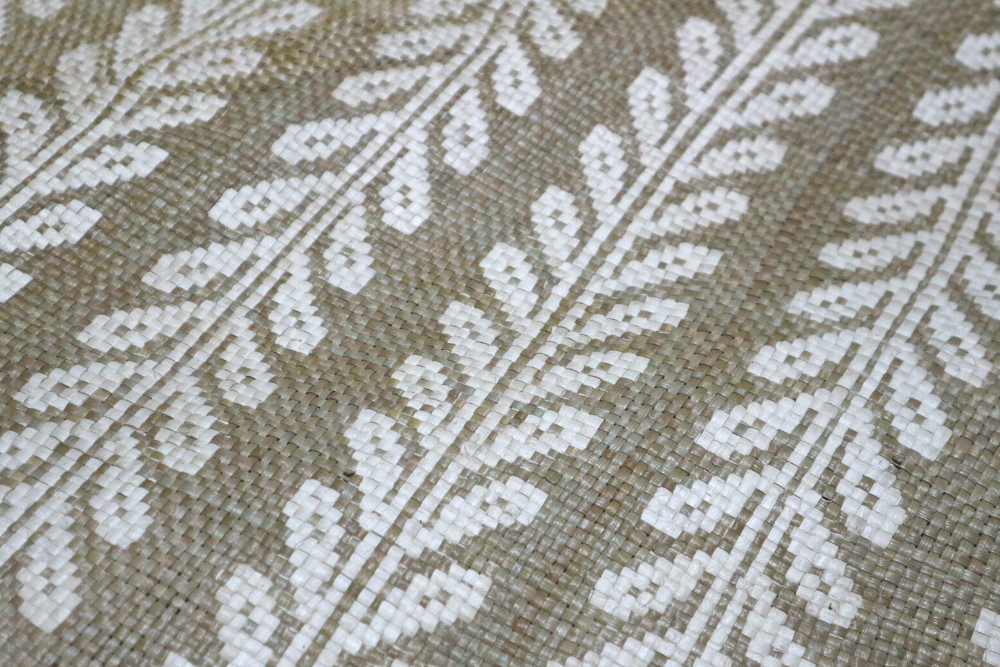 Dahon-Dahon White Rectangular Mat - Woven Crafts