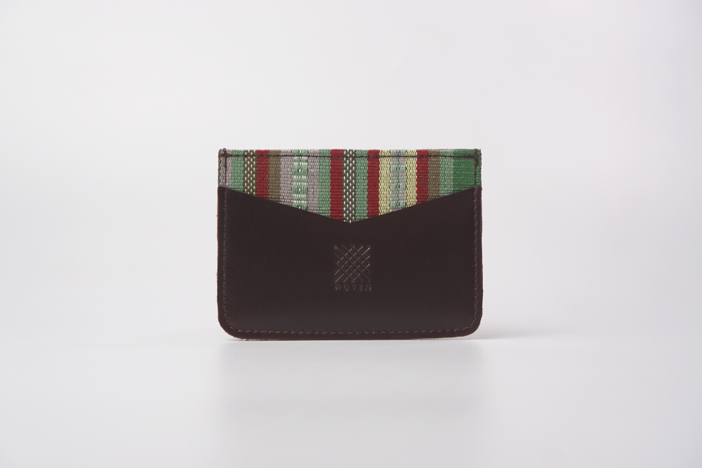 Kalinga (Moss Green) Leather Card Holder