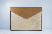 Load image into Gallery viewer, Natural (Tan) Laptop Sleeve - Woven Crafts
