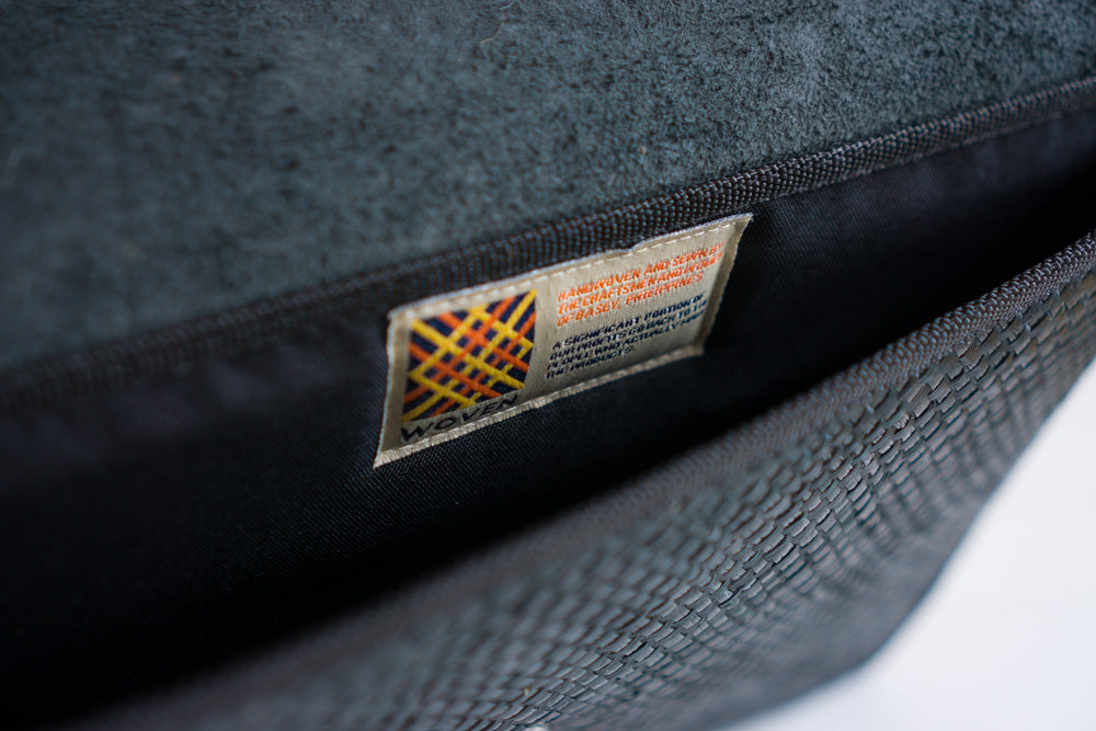 All Black Laptop Sleeve - Woven Crafts