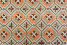 Load image into Gallery viewer, Pintados Orange Rectangular Mat - Woven Crafts
