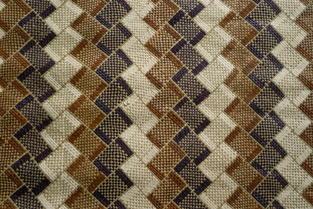 Panel Brown Rectangular Mat