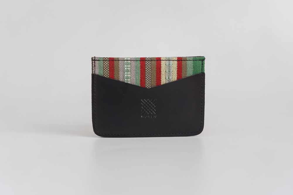 Kalinga (Moss Green) Leather Card Holder