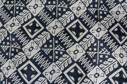 Black Maharlika Rectangular Mat - Woven Crafts