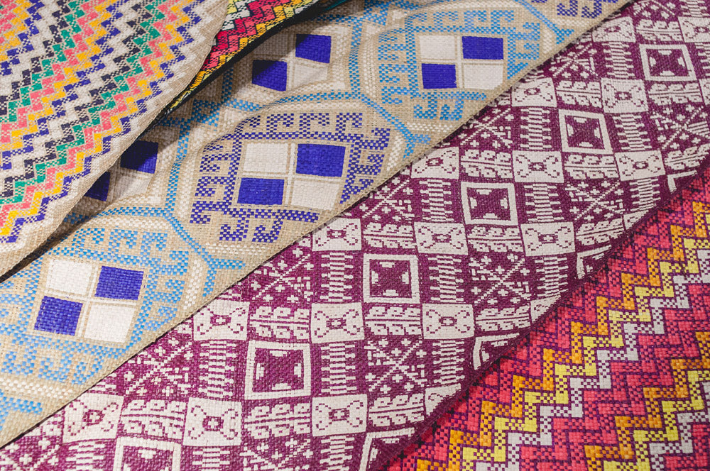 Dahon-Dahon White Rectangular Mat - Woven Crafts