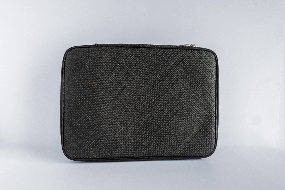 All Black Abre Laptop Sleeve - Woven Crafts