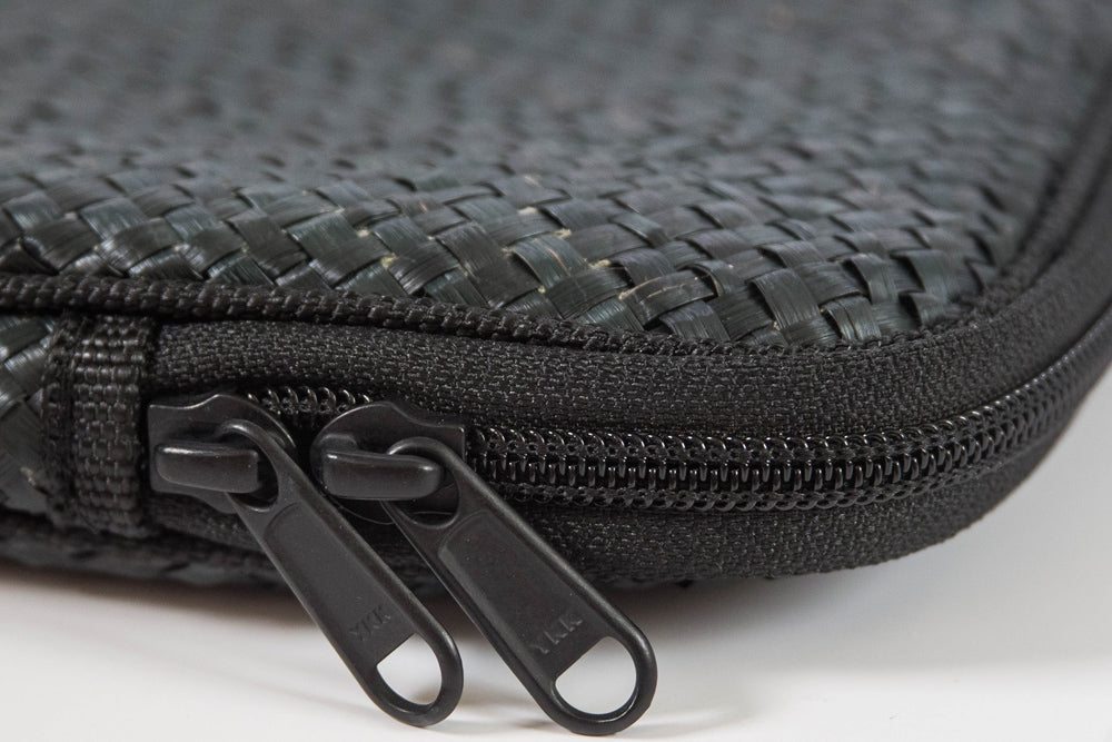 All Black Abre Laptop Sleeve - Woven Crafts
