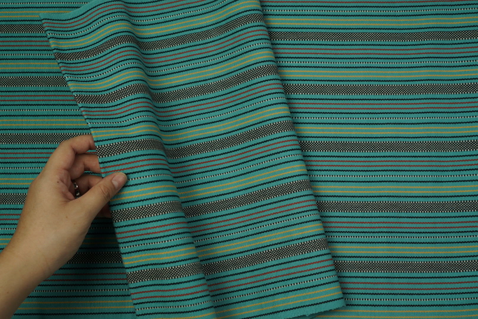Emerald Green Cotton Fabric - Woven Crafts
